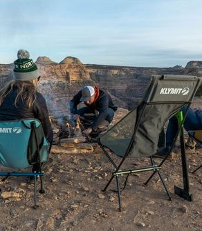 Klymit Kratka kamping stolica Ridgeline, plava