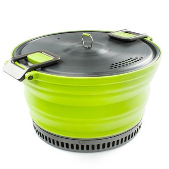 GSI Outdoors sklopivi lonac Escape HS Pot 3 l, zelena