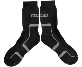 BENNON planinarske čarape TREK SOCK, crna/siva