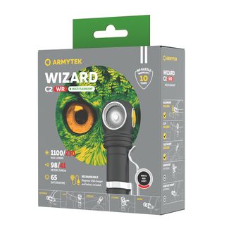 ArmyTek Wizard C2 WR Magnet White &amp; Red LED čeona lampa s magnetskim držačem napajanje iz akumulatora 1100 lm 3 h 65 g