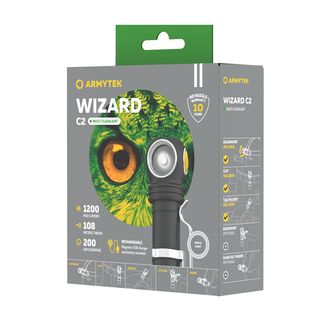 ArmyTek Wizard C2 Magnet White LED čeona lampa s magnetskim držačem napajanje iz akumulatora 1200 lm 4800 h 64 g