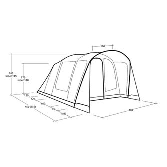 Outwell Šator Sunhill 5 Air za 5 osoba