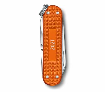 Victorinox Classic Alox LE 2021 višenamjenski nož 58 mm, narančasti, 5 funkcija