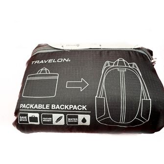 Travelon Dnevni ruksak Packable 18 L, crna