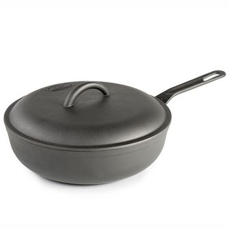 GSI Outdoors duboka tava od lijevanog željeza s poklopcem Guidecast Frying Deep Pan 254 mm