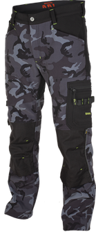 BENNON softshell hlače CAMOS, crna/siva