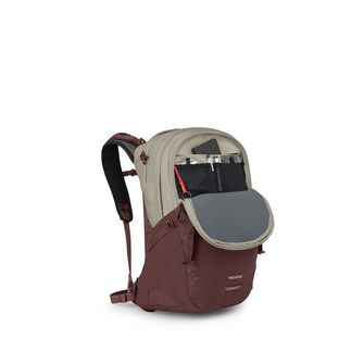 OSPREY gradski ruksak TROPOS,  sawdust tan/raisin red