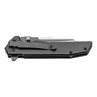 Herbertz jednoručni džepni nož 8,8cm, karbonska vlakna, G10, Black Stonewash