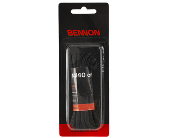 BENNON vezice za cipele Laces Black Box 140 cm