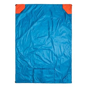 Klymit putni pokrivač Versa Blanket™, plavo-narančasta