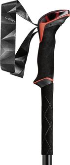 LEKI Treking štapovi Makalu, svijetlo crvena-crna-tamna antracit, 110 - 145 cm