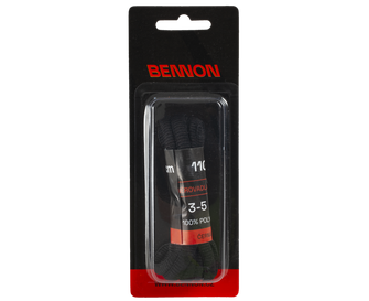 BENNON vezice za cipele Laces Black Box 110 cm