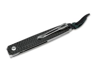 BÖKER® Böker Plus Carbon džepni nož, 7,8 cm, ugljična vlakna, crni