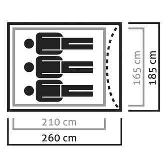Salewa Šator Litetrek za 3 osobe