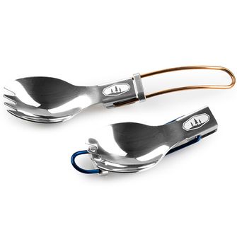 GSI Outdoors sklopiva žlica-vilica Glacier Folding Spork, plava