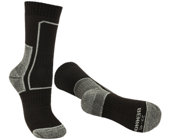 BENNON planinarske čarape TREK Sock crna/siva