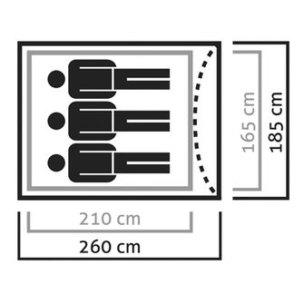Salewa Šator Litetrek Pro za 3 osobe
