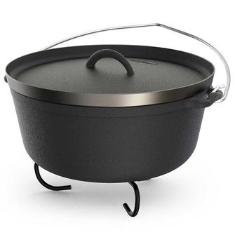 GSI Outdoors Lijevano željezo nizozemska pećnica Guidecast Dutch Oven 6.6 l