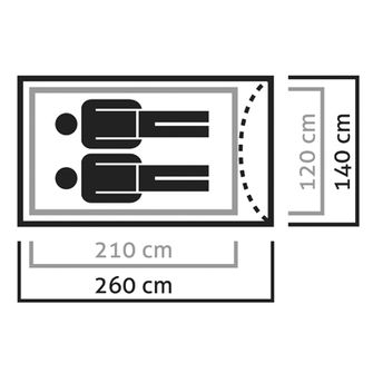 Salewa Šator Litetrek za 2 osobe