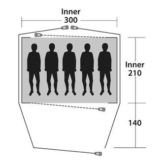 Outwell šator Cloud za 5 osoba