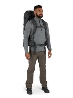 OSPREY turistički ruksak ROOK 50,  dark charcoal/silver lining