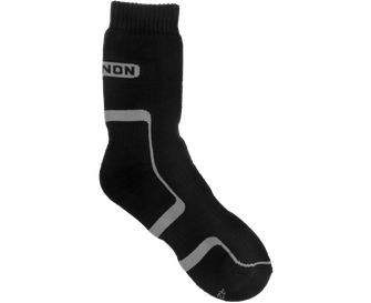 BENNON planinarske čarape TREK SOCK, crna/siva