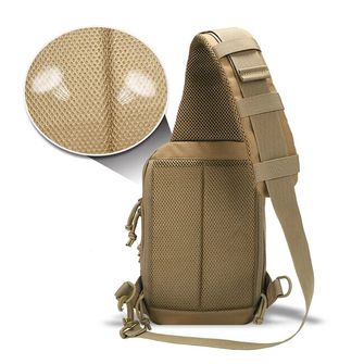 DRAGOWA TACTICAL Jednoremenski ruksak Mike, khaki