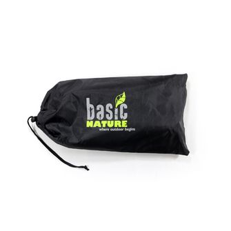 BasicNature Sklopiva stolica Compact 2.0 crna / narančasta