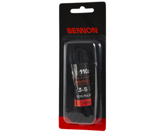 BENNON vezice za cipele Laces Black Box 110 cm