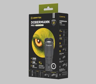 ArmyTek Dobermann Pro White LED džepna svjetiljka napajanje iz akumulatora 1400 lm 114 g