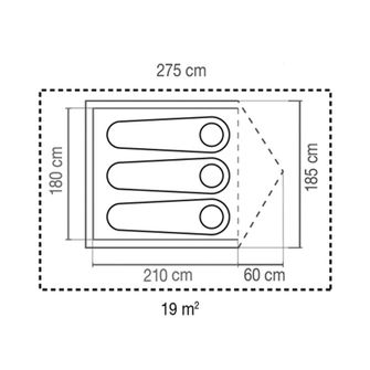 Coleman Šator Darwin za 3 osobe