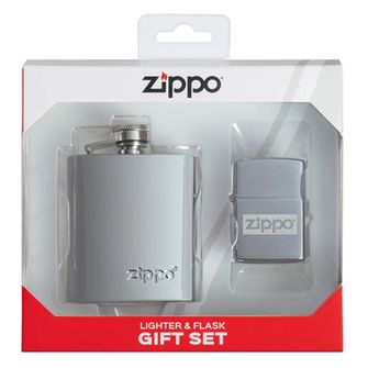 Zippo Upaljač i boca kromirani