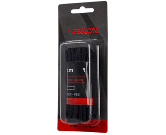 BENNON vezice za cipele Laces Black Box 190 cm