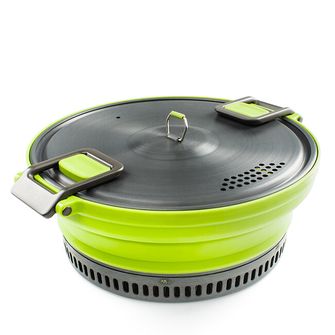 GSI Outdoors sklopivi lonac Escape HS Pot 3 l, zelena