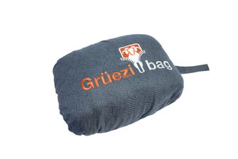 Grüezi-Bag Feather Grijana uložna vrećica s USB sučeljem plava