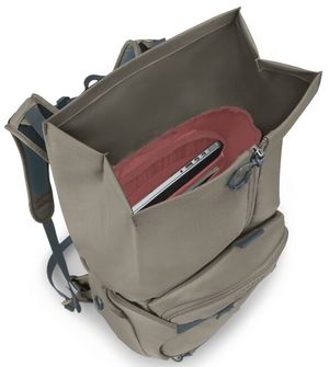 OSPREY gradski ruksak METRON ROLL TOP PACK,  tan concrete