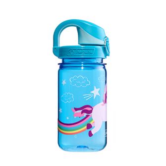 Nalgene Dječja boca za vodu Grip-n-Gulp Sustain 0,35 L plavi jednorog