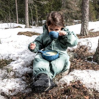 KUPILKA 33 + Spork sada zdjela i žličica s vilicom u jednom, smeđa