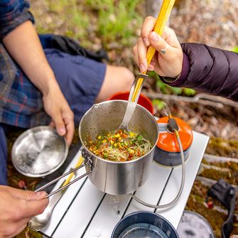 GSI Outdoors Nehrđajući spork s drvenim štapićima Glacier