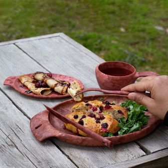 KUPILKA Cutlery sada pribora, crvena