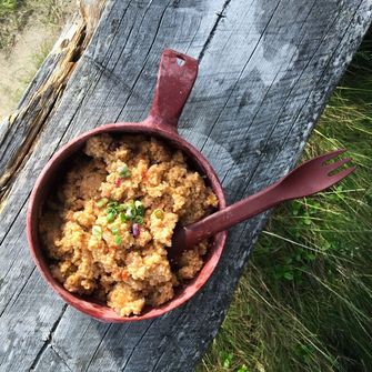 KUPILKA Spork 225 žličica i vilica u jednom, zelena