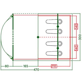 Coleman Šator Meadowood za 4 osobe