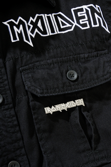 Brandit Iron Maiden Vintage košulja s dugim rukavima Eddy, crna