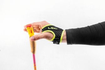 LEKI Trail Running štapovi Ultratrail FX.One Superlite, neonsko ružičasta - neonsko žuta - prirodni ugljik