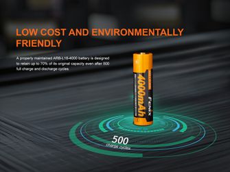 Fenix Punjiva baterija Fenix 18650 4000 mAh (Li-Ion)