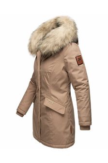 Navahoo Cristal ženska zimska jakna s kapuljačom i krznom, antracit