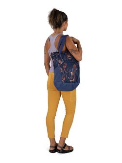 OSPREY gradski ruksak DAYLITE TOTE PACK,  wild blossom print/alkaline