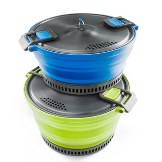 GSI Outdoors sklopivi lonac Escape HS Pot 3 l, zelena