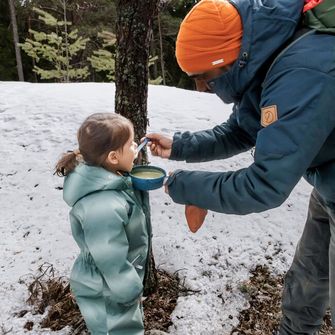 KUPILKA 33 + Spork Komplet zdjelice i žličice s vilicom u jednom, zelena