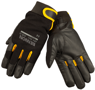 BENNON radne rukavice KALYTOS WTR Gloves, crna/žuta